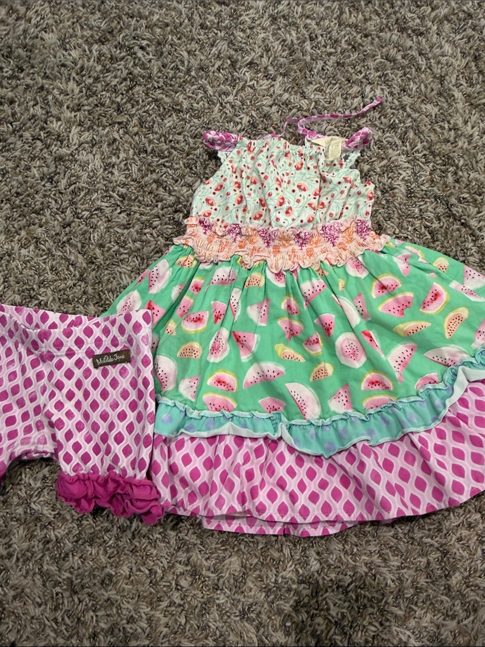 Matilda Jane dress and shorties